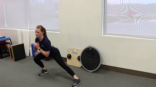 HOW TO WEIGHTED WALKING LUNGES [upl. by Rafferty]