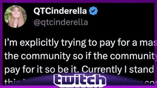 QTCinderella AD Farming Twitch amp BANNED [upl. by Brost595]