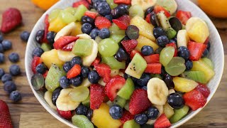 Fruit Salad Recipe [upl. by Jessika]