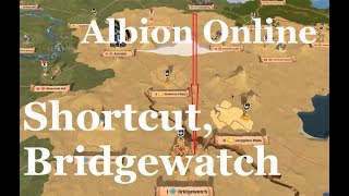 Albion Online  Caerleon to Bridgewatch fast almost safely [upl. by Inajar]