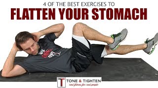 4 Ab exercises to flatten your stomach [upl. by Cuttler]