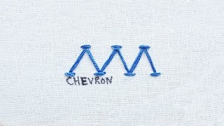 How to do the Chevron Stitch [upl. by Zoa]