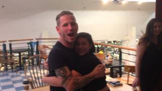 Corey Taylor Enjoying Performance By Fan [upl. by Handbook604]