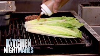 Chef Serves Gordon Grilled Lettuce  Kitchen Nightmares [upl. by Parthinia]