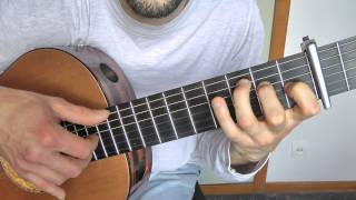 Tuto guitare  Georges BRASSENS  Chanson pour lAuvergnat 12 démo  couplet [upl. by Halona]