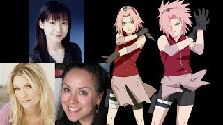 Anime Voice Comparison Sakura Haruno Naruto [upl. by Indyc]