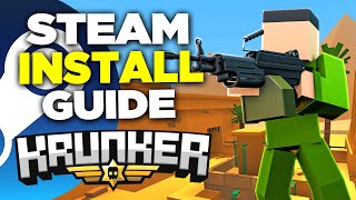 How to Play Krunkerio on Steam Tutorial  Download and Install [upl. by Hentrich737]