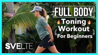 Full Body Toning Workout For Beginners [upl. by Arraeis481]