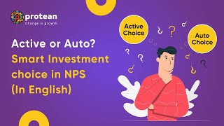 Active or Auto Smart Investment choice in NPS  In English [upl. by Kimbell]