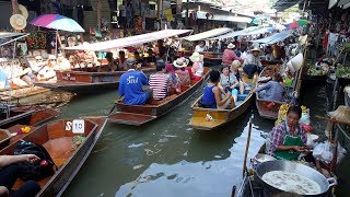 Floating Market  Damnoen Saduak [upl. by Lotus]