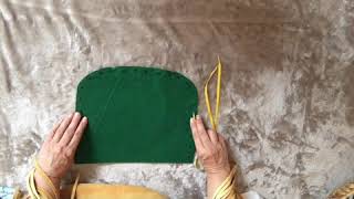 How to Make a Cree Baby Moss Bag by Darlene Auger [upl. by Ailb]