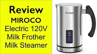 Review Miroco Milk Frother  How to make froth milk at home [upl. by Navis]