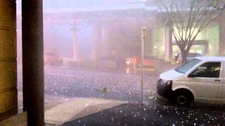 Severe Hail Storm Brisbane 271114 [upl. by Nage]