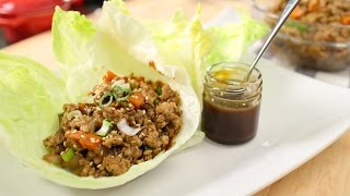 Chicken Lettuce Wrap Recipe  Pais Kitchen [upl. by Alleroif796]