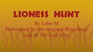 The Lion King  Lioness Hunt LYRICS amp TRANSLATIONS [upl. by Hoxie]