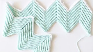 How to Turn the Crochet Chevron Blanket [upl. by Sosthenna554]