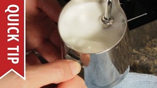 How to AutoFroth Milk for Lattes [upl. by Normy]