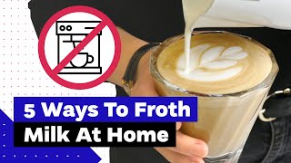 How To Froth Milk At Home Best Milk Frothers Review [upl. by Dranyar412]