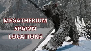 Megatherium Spawn Locations  ARK Fjordur [upl. by Amyas859]