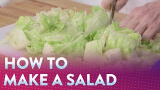 How To Make Lettuce Salad  Foodcom [upl. by Flaherty]