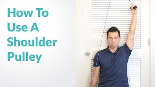 Shoulder Pulley Exercise for Frozen Shoulder amp Rotator Cuff [upl. by Cade]