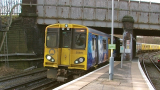 Half an Hour at 216  Birkenhead North Station 1022017  Class 507 508 terminus [upl. by Elleinnad]