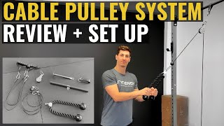 Cable Pulley System Review for Home Gym [upl. by Atinuhs199]