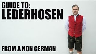 How to wear Lederhosen [upl. by Hosbein]