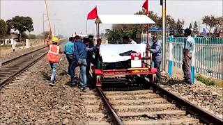 Railway Motor Trolley on Track A journey to remember [upl. by Rosemonde]