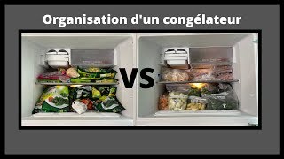 Avant  Après  Organisation et optimisation dun congélateur [upl. by Ainniz700]