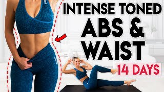 INTENSE TONED ABS and WAIST in 14 Days  6 minute Home Workout [upl. by Cherilyn]